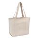 aerial view a natural ripley recycled cotton starboard tote bag, image 1 of 2