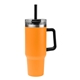 aerial view a orange 40 oz kool pak(r) stainless steel tumbler, image 1 of 4