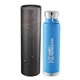 aerial view a process blue thor copper vac bottle 22oz with cylindrical box, image 1 of 2