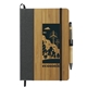 aerial view a natural bamboo bound journal bundle set, image 1 of 8