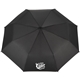 aerial view a black 42 auto open / close rpet umbrella, image 1 of 6