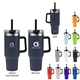 a group of 40 oz kool pak(r) stainless steel tumbler