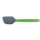 aerial view a cilantro green & gray silicone head large silicone spatula, image 1 of 2