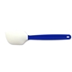 aerial view a frosty blue & white silicone head large silicone spatula, image 1 of 2