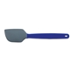 aerial view a frosty blue & gray silicone head large silicone spatula, image 1 of 2