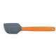 aerial view a paprika orange & gray silicone head large silicone spatula, image 1 of 2
