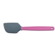 aerial view a picante pink & gray silicone head large silicone spatula, image 1 of 2