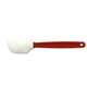 aerial view a red & white silicone head large silicone spatula, image 1 of 2