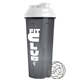 a white lid & smoke cup 24 oz endurance shaker tumbler with drink thru lid and whisk ball