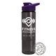 a violet lid & smoke bottle the wave - 24 oz tritan(tm) shaker bottle with drink thru lid and mixing whisk ball
