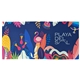 a group of 30 x 60 sand - free waffle beach towel