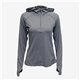 aerial view a cool grey ladies dune sun hoodie, image 1 of 3
