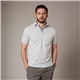 aerial view a bone white montauk moisture - wicking polo with uv protection, image 1 of 3