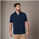 aerial view a navy montauk moisture - wicking polo with uv protection, image 1 of 3