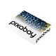 a white 10 x 7.5 x 2 e - flute tuck box - 4/0