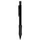 a black mechanical pencils - black barrel with rubber grip 2 hb leads - refillable