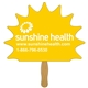 a group of sun hand fan - paper products