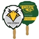 a group of mascot sandwiched hand fan - paper products