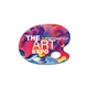 a group of artist pallet window sign - paper products