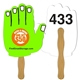 a group of hand auction hand fan full color - paper products