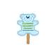 a group of teddy bear auction hand fan full color - paper products
