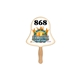 a group of bell auction hand fan full color - paper products