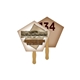 a group of church auction hand fan full color - paper products