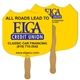 a group of interstate sign fast hand fan (2 sides) - paper products