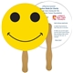 a group of smiley face fast hand fan (2 sides) - paper products