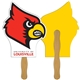 a group of bird head fast hand fan (2 sides) - paper products
