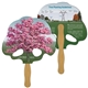 a group of tree fast hand fan (2 sides) - paper products