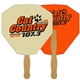 a group of gem fast hand fan (2 sides) - paper products