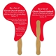a group of comma fast hand fan (2 sides) - paper products
