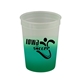 aerial view a frost to green 12 oz cups on the go cool color changing mood cup, image 2 of 2
