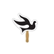 a group of dove hand fan full color (2 sides) - paper products