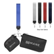 aerial view a group of dual rpet pouch set, image 1 of 2