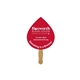 a group of tear drop hand fan - paper products