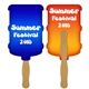 a group of water cooler hand fan full color (2 sides) - paper products