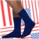a group of sublimated magic socks crew