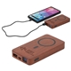 a group of fsc(r) mahogany 5000mah power bank with 15w magnetic wireless charger