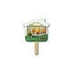 a group of house mini hand fan full color (2 sides) - paper products