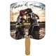 a group of breadslice wedding keepsake hand fan - paper products
