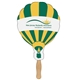 a group of air balloon sandwiched hand fan - paper products
