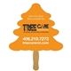 a group of evergreen hand fan - paper products