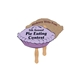 a group of pie recycled hand fan - paper products
