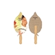 a group of leaf recycled hand fan - paper products
