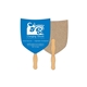 a group of shield recycled hand fan - paper products