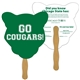 a group of cougar hand fan full color (2 sides) - paper products