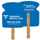 a group of apothecary jar hand fan full color (2 sides) - paper products