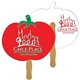 a group of fruit hand fan full color (2 sides) - paper products